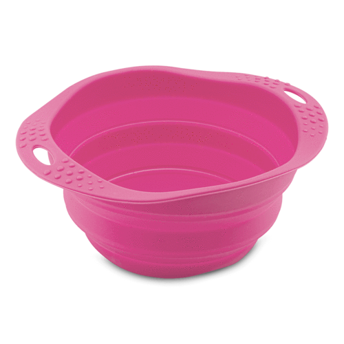 Gamelle de voyage pliable pour chiens et chats Beco