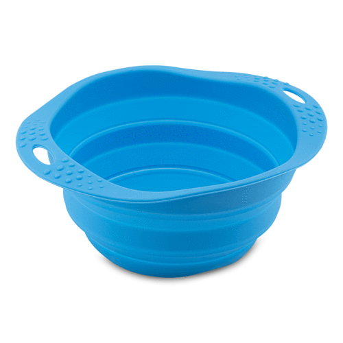 Gamelle de voyage pliable pour chiens et chats Beco