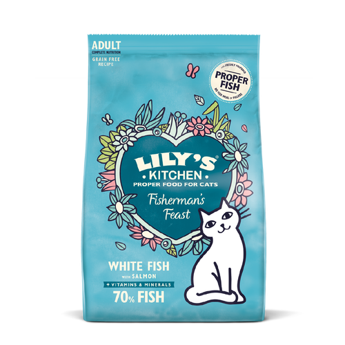Croquettes pour chat sans céréales au poisson
