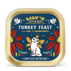 Repas de Noël pour chat dinde et jambon