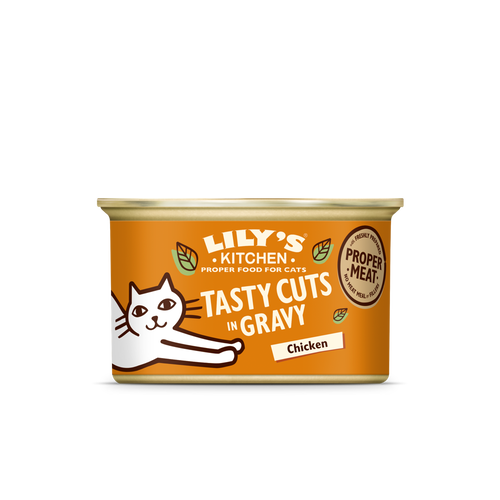 Repas pour chat poulet sauce gravy