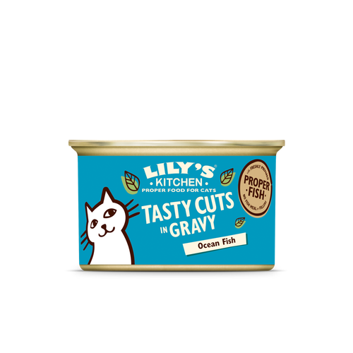 Repas pour chat poisson sauce gravy