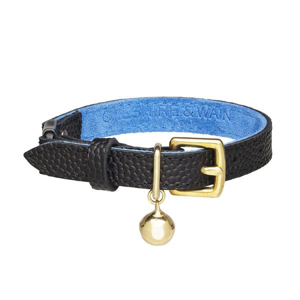Collier pour chat en cuir Beluga Caviar