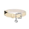 Collier en cuir pour chat collection velouté