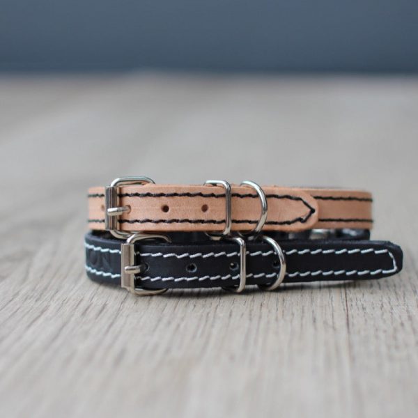 Collier en cuir pour chat