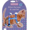 Harnais réglable et laisse pour chaton