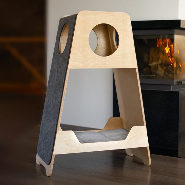 Arbre à chat en bois MIKS Tower