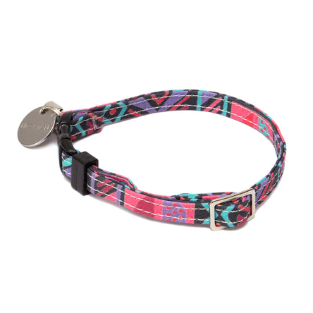 Collier pour chat Mud cloth vegan