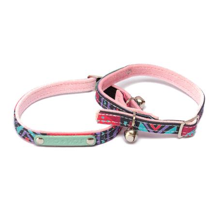 Collier pour chat mud cloth