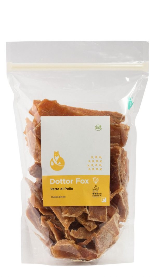 Poitrine de poulet séchée pour chien