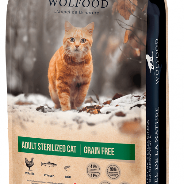 Croquettes Wolfood chat Stérilisé