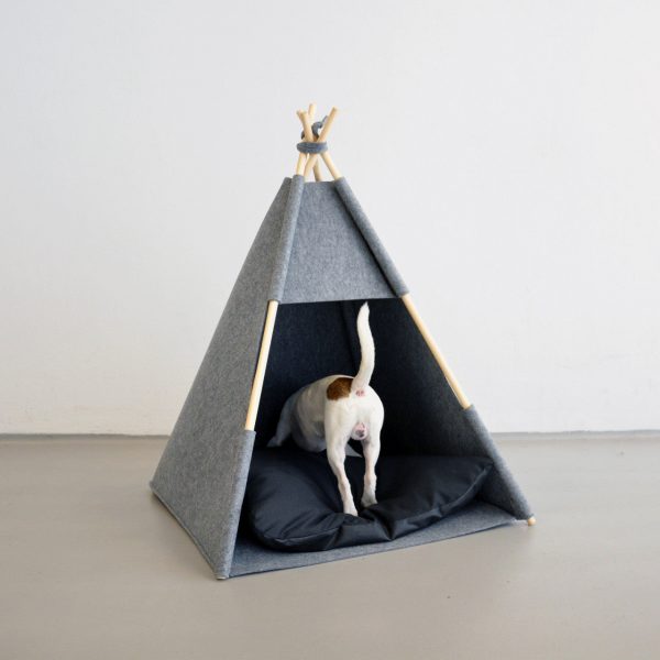Tipi en laine feutrée