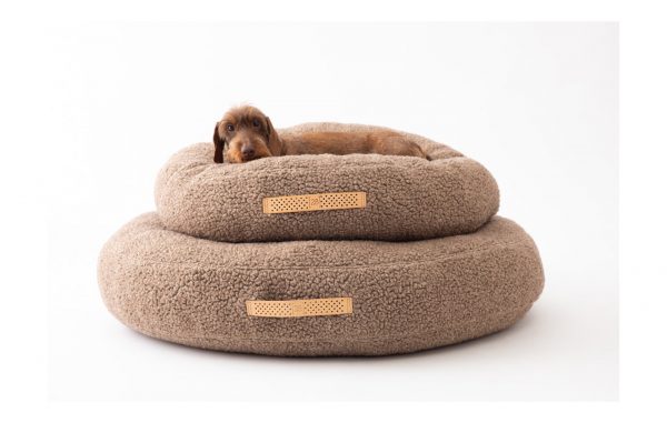 Coussin apaisant pour chien en laine