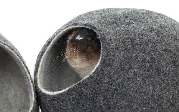 Maison pour chat en laine