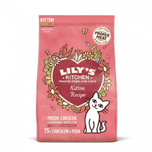 Croquettes pour chaton sans céréales au poulet