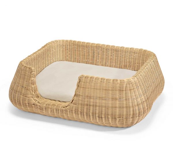 Panier en rotin pour chien Mio