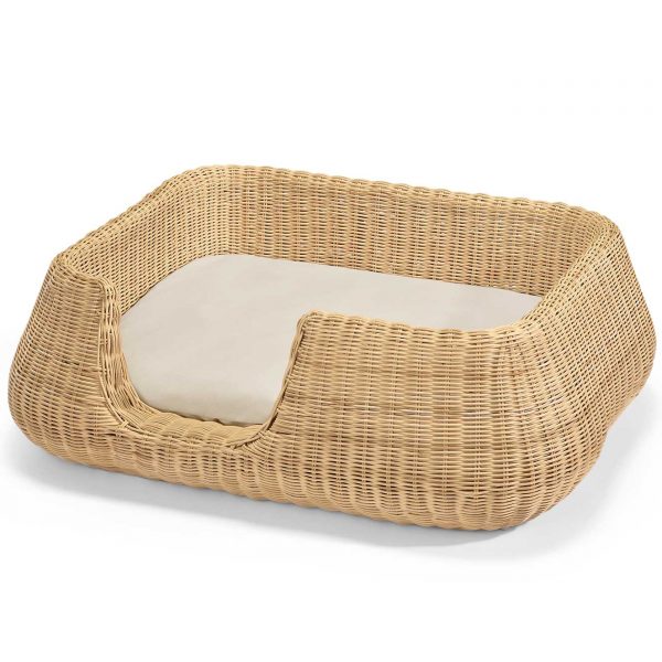 Panier en rotin pour chien Mio
