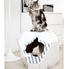 Maison en carton pour chat