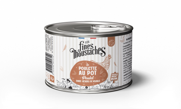 Pâtée pour chat Poulette en Pot