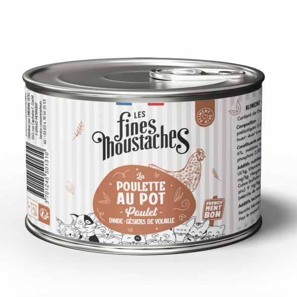 Pâtée pour chat Poulette en Pot