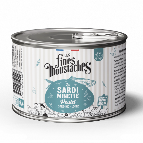 Pâtée pour chat poisson Sardiminette