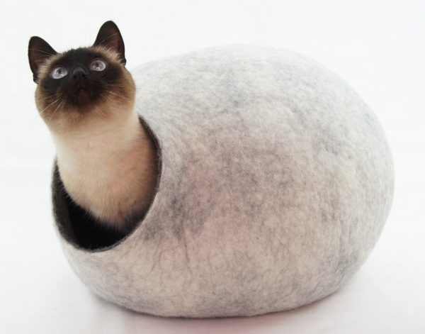 Maison pour chat en laine