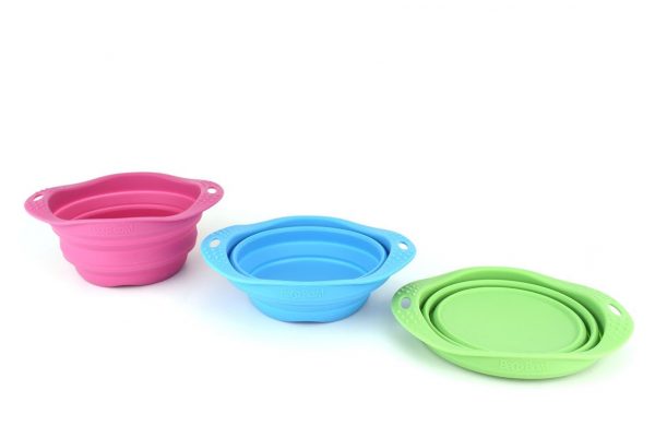 Gamelle de voyage pliable pour chiens et chats Beco